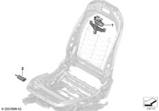 Сиденье Пд, э/оборудование и приводы