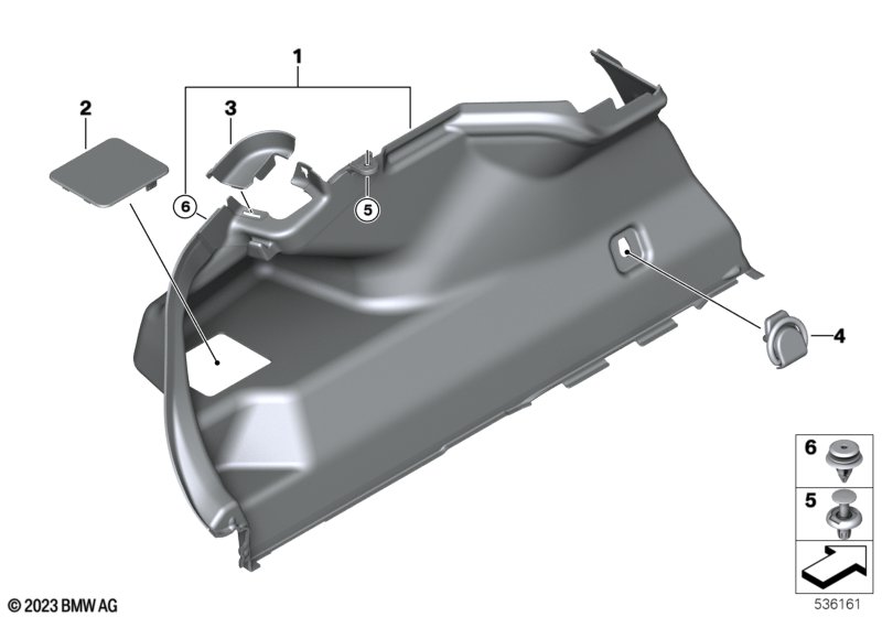 Обшивка багажного отделения Л