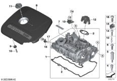 Крышка головки блока цилиндров/доп.эл.