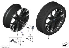 BMW л/с диск Y-обр.спицы 874M 21"
