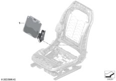 Переднее сиденье, функции комфорта