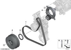 Демпфер крут.колебаний ременного прив.