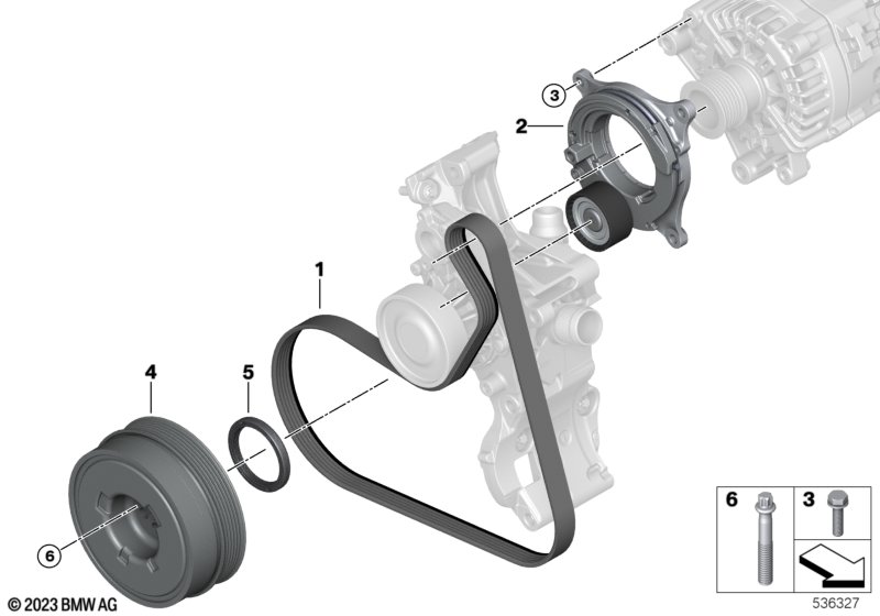 Демпфер крут.колебаний ременного прив.