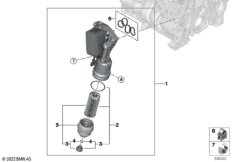 Масляный фильтр смаз.сист.,теплообменник