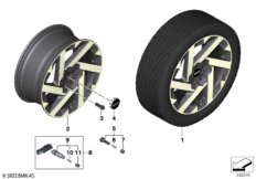 MINI л/с диск спицы Kaleido 947 — 19"