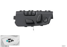 Кнопка регулировки сиденья водителя