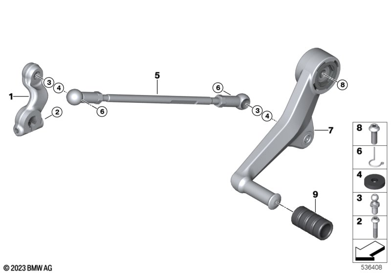 Внешние элементы механизма ПП