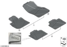 Всепогодные ножные коврики