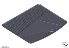 Фасонный коврик для багажника