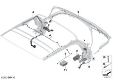 Электрика/жгут проводов складного верха