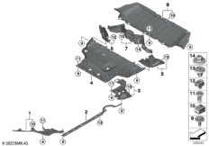 Облицовка днища кузова BEV