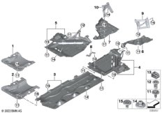 Облицовка днища кузова ICE/PHEV