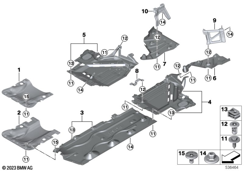 Облицовка днища кузова ICE/PHEV