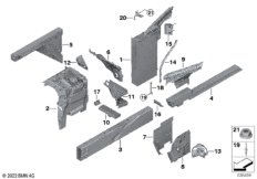 Колесная ниша/лонжерон