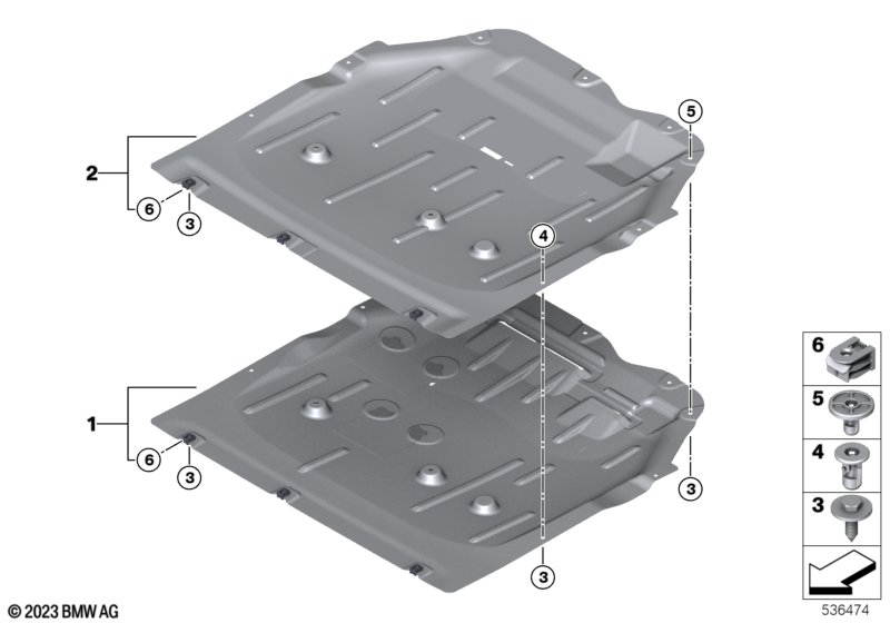 Экран моторного отсека