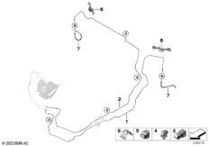 Трубопровод тормозного привода Зд