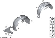 Защитный кожух колесной ниши