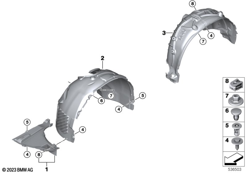Защитный кожух колесной ниши