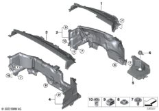Дополнительные элементы моторного отсека