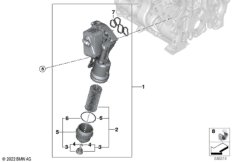 Масляный фильтр смаз.сист.,теплообменник