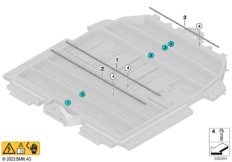 Прижимные планки высоковольтной батареи