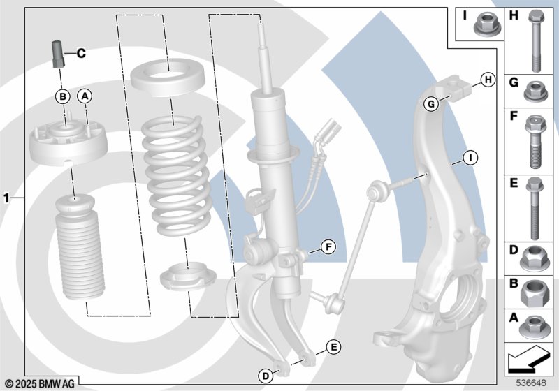 Монт.комплект верхн.опора аморт.стойки