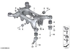 балка заднего моста