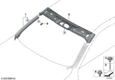 Облицовка Пд стойки / внутр.обтекатель