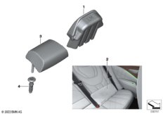 Подголовник заднего сиденья