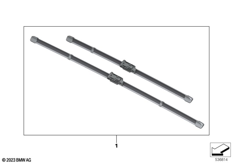 Комплект щеток стеклоочистителя
