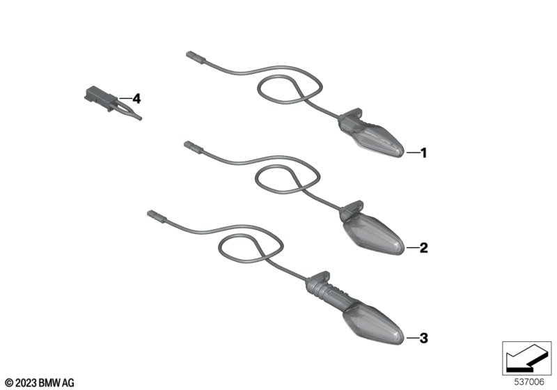 С/д фонарь указателя поворота Пд