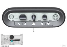 Блок переключателей в центр.консоли