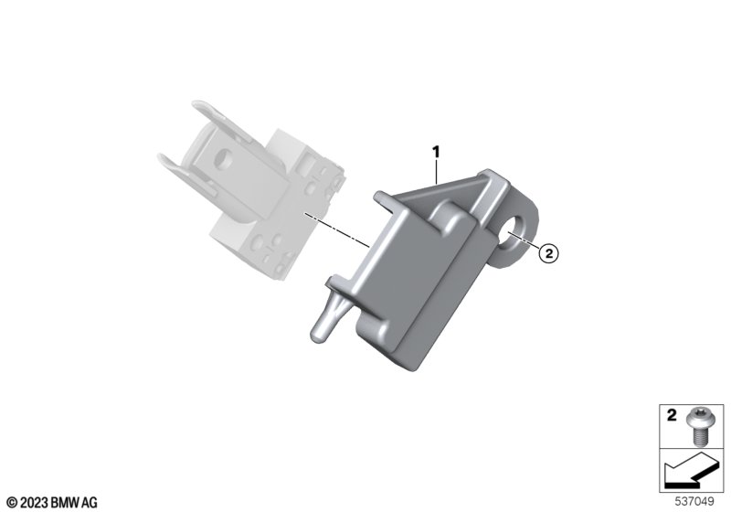 Кожух переключателя ножного стоп-сигнала