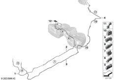 Топливопровод/ элементы крепления