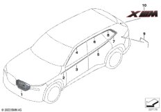 Дооснащение: красная наклейка на кузов