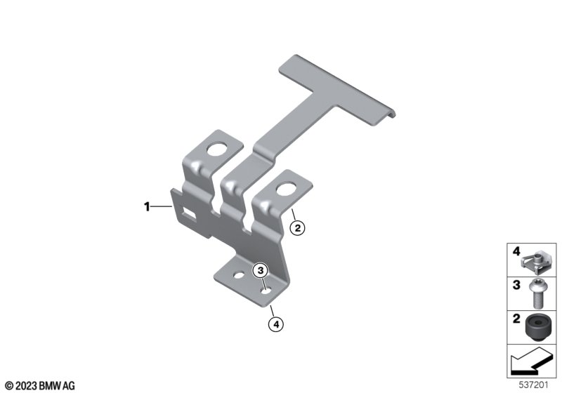 Держатель аккумуляторной батареи