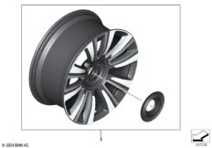 Легкосплавный двухцвет. диск, дизайн 767