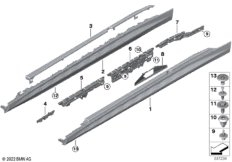 Накладка порог / арка колеса