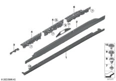 Накладка M порог / арка колеса