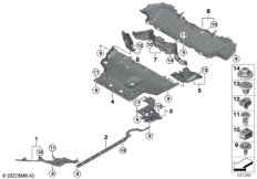 Облицовка днища кузова BEV