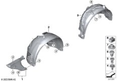 Защитный кожух колесной ниши