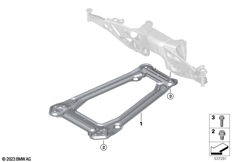 Панель жесткости сзади