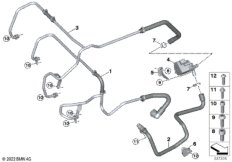 Система охлаждения турбонагнетателя