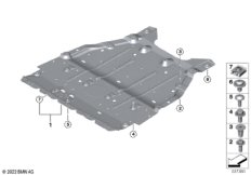 Экран моторного отсека