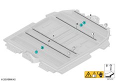 Прижимные планки высоковольтной батареи