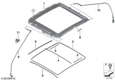 Панорамная крыша с электроприводом