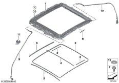 Панорамная крыша с электроприводом