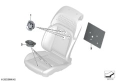 Сиденье Пд, э/оборудование и приводы