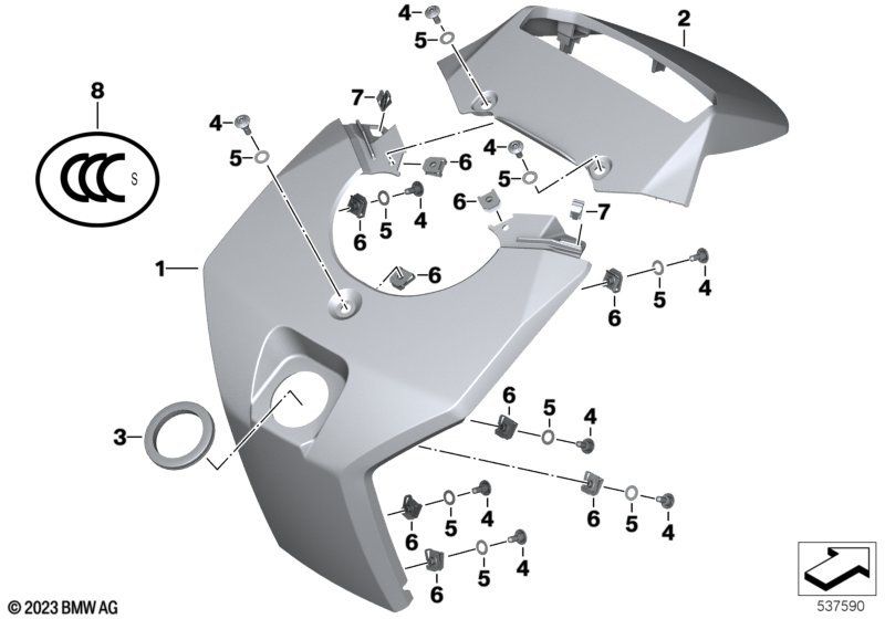 Накладка замка зажигания загрунтованная
