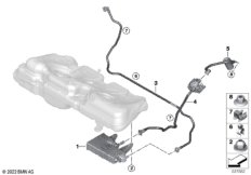 Фильтр с акт.углем/вентил.с.подачи топл.
